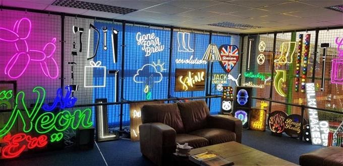 faux neon signs