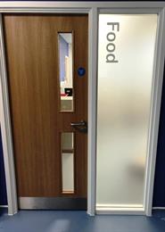 Forsted Vinyl Glass Panel