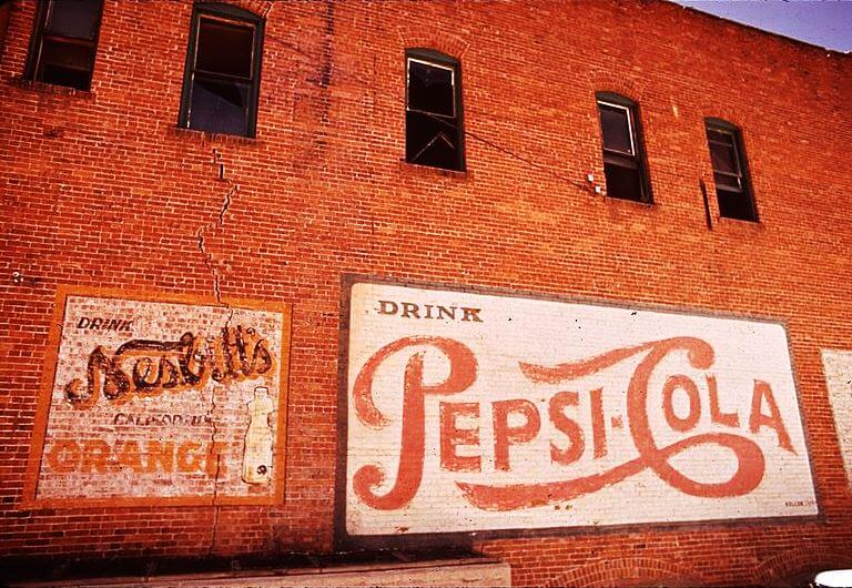 Early painted advertisements