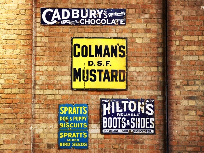 British metal signs