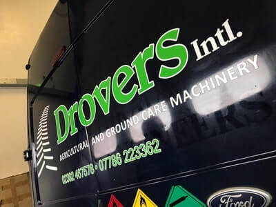 Van wrap with graphics