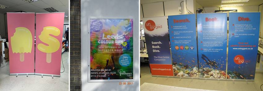 Standee signs for events