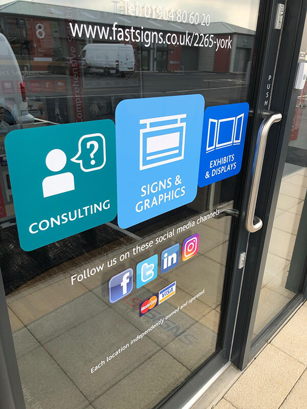 glass door graphics
