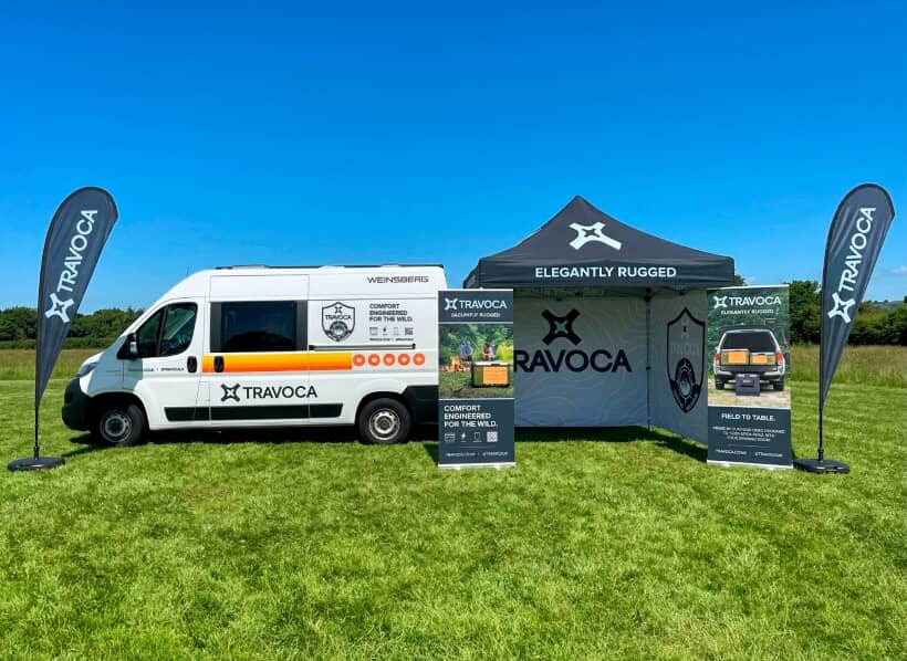 Event Branding and Vehicle Graphics for Travoca’s First UK Tour